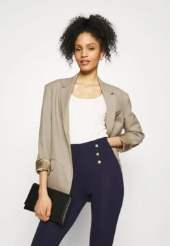 Anna Field Punto Leggings With Button Detail - Legging - Dark Blue -Trendy Verkoop 007714f5801d4292a42e3e4e1a14adce