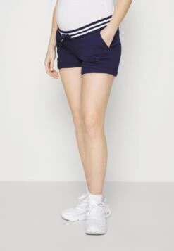 Maternity Detail Waistband Shorts - Shorts -Dark Blue -Trendy Verkoop 07bcdd4a5ddf417a9e1da433b31e92a5
