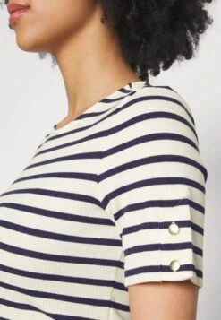 T-Shirt Print - Dark Blue White -Trendy Verkoop 0b036629e0bb4620870776cc2c1e76b0