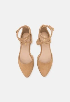 Anna Field Leather- Ballerina'S Met Enkelbandjes - Beige -Trendy Verkoop 198c4aaa513540978e803efd80cc4f12