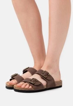 Anna Field Pantoffels - Dark Brown