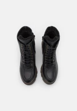 Anna Field Leather Winter Bootie - Snowboots- Black -Trendy Verkoop 1f7766b6380b43249c97d206d76344de