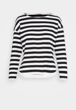 Anna Field Longsleeve - White/Black -Trendy Verkoop 2744405db34f4c1baaa11d02d2503e98