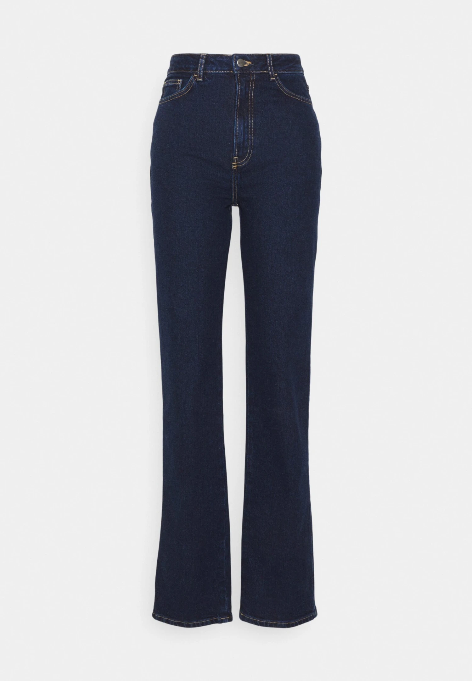 Straight Leg Jeans - Dark Blue Denim 6 Straight Leg Jeans - Dark Blue Denim - Afbeelding 4