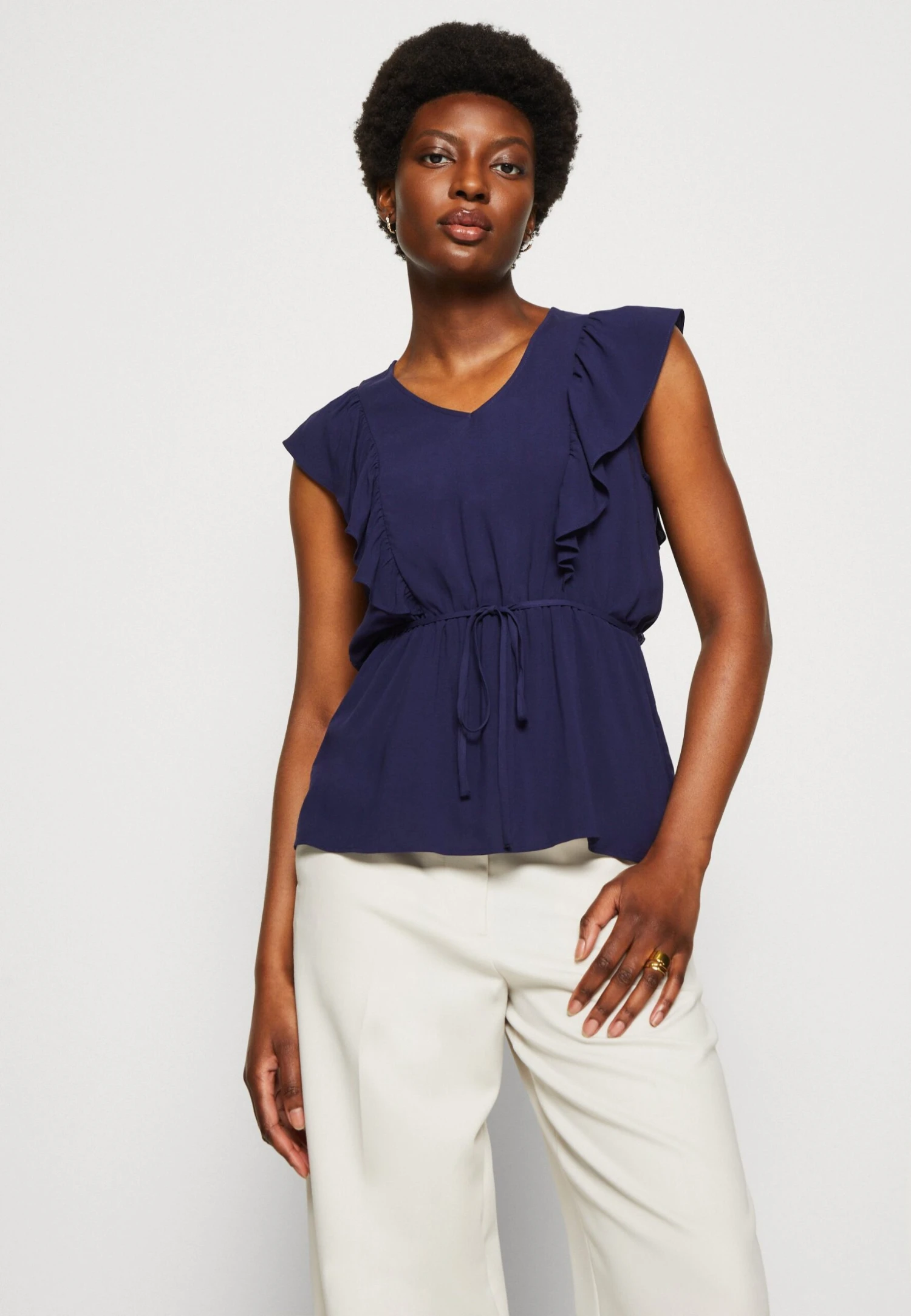 Anna Field Top - Dark Blue 6 Anna Field Top - Dark Blue - Afbeelding 4