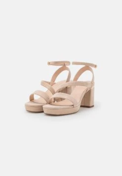 Leather- Sandalen Met Hoge Hak - Light Pink -Trendy Verkoop 3ee36821de72426782a43b6b37125f49