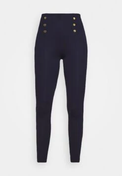 Anna Field Punto Leggings With Button Detail - Legging - Dark Blue -Trendy Verkoop 46a980d243e44bd0bc0b317bca04d1ba