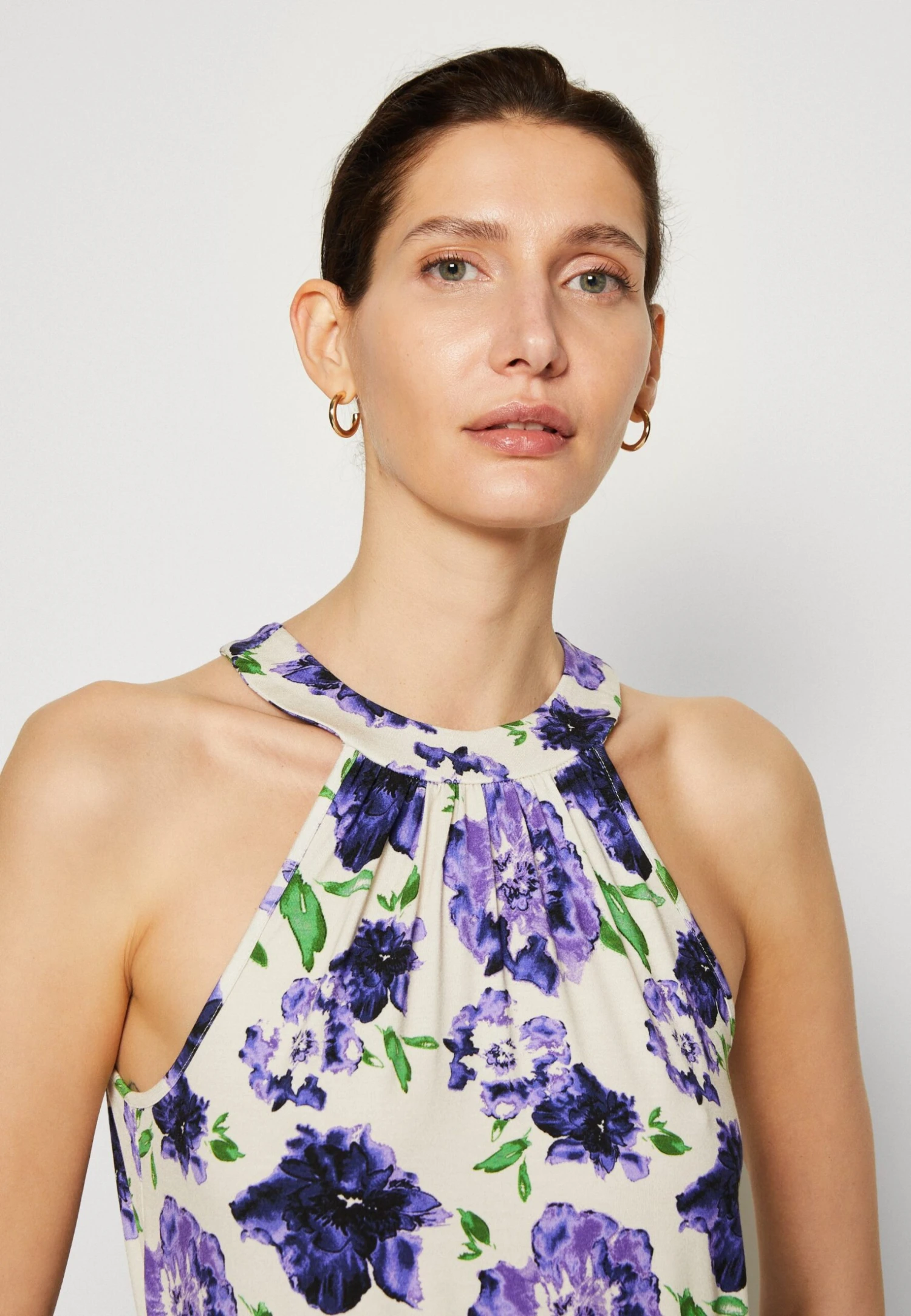 Anna Field Top - White/Blue 6 Anna Field Top - White/Blue - Afbeelding 4