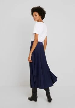Anna Field Plisse A-Line Midi Skirt - A-Lijn Rok - Maritime Blue -Trendy Verkoop 5e377213776043ae87e0befe2a75e8ca