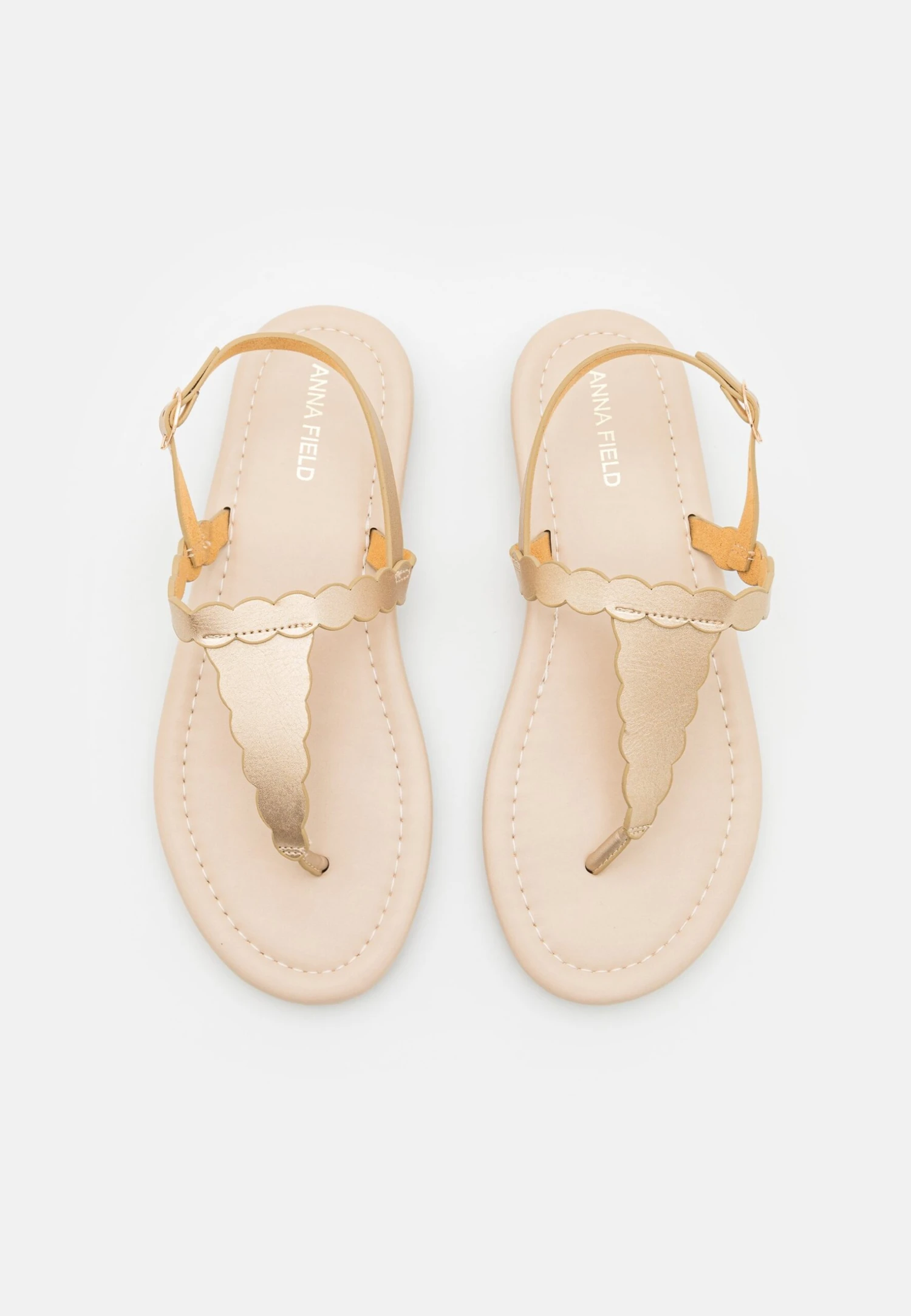 Anna Field Teensandalen - Gold 8 Anna Field Teensandalen - Gold - Afbeelding 6