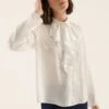 Anna Field Overhemdblouse - White 1 Anna Field Overhemdblouse - White -Trendy Verkoop 69d534ef5aec43eb85d38d506e293864