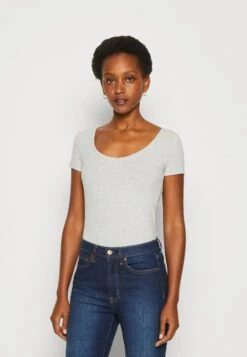 Anna Field 3 Pack - T-Shirt Basic - Purple/White/Mottled Light Grey -Trendy Verkoop 6c9acd8b35074e7cb3396e4f998d3a32