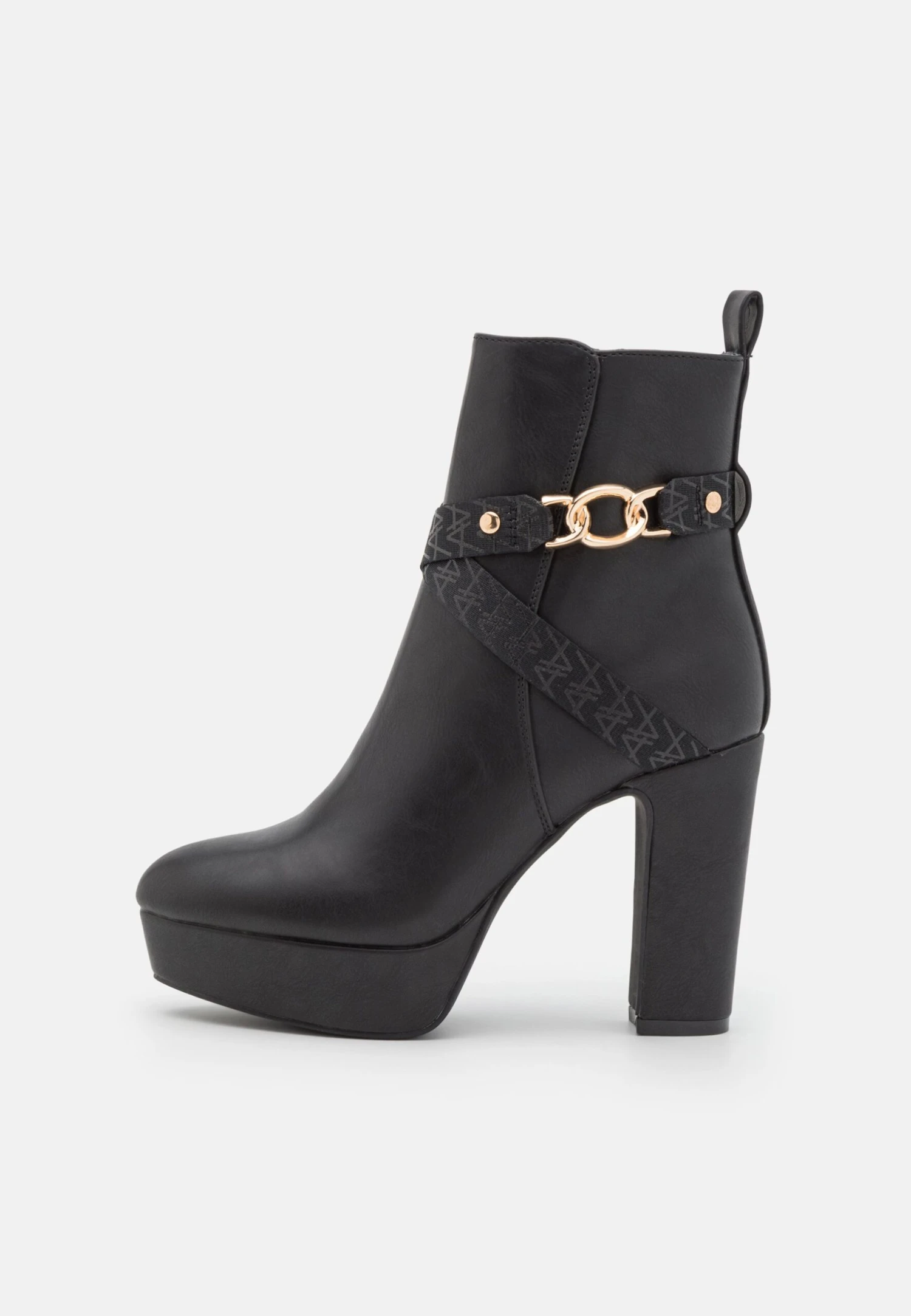 Anna Field Enkellaarsjes Met Plateauzool - Black 4 Anna Field Enkellaarsjes Met Plateauzool - Black - Afbeelding 2