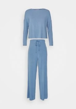 Anna Field Wide Leg - Pyjama - Blue 12 Anna Field Wide Leg - Pyjama - Blue -Trendy Verkoop 73662d12d3de4a2d8216175c6b3ae005