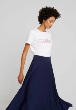 Anna Field Plisse A-Line Midi Skirt - A-Lijn Rok - Maritime Blue -Trendy Verkoop 7ab564a26da040e68012a316977b7a10