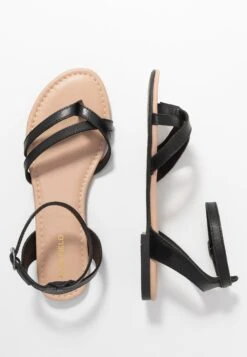 Anna Field Leather - Teensandalen - Black -Trendy Verkoop 7cbc5ccbe4754e2d981affcf822ae003
