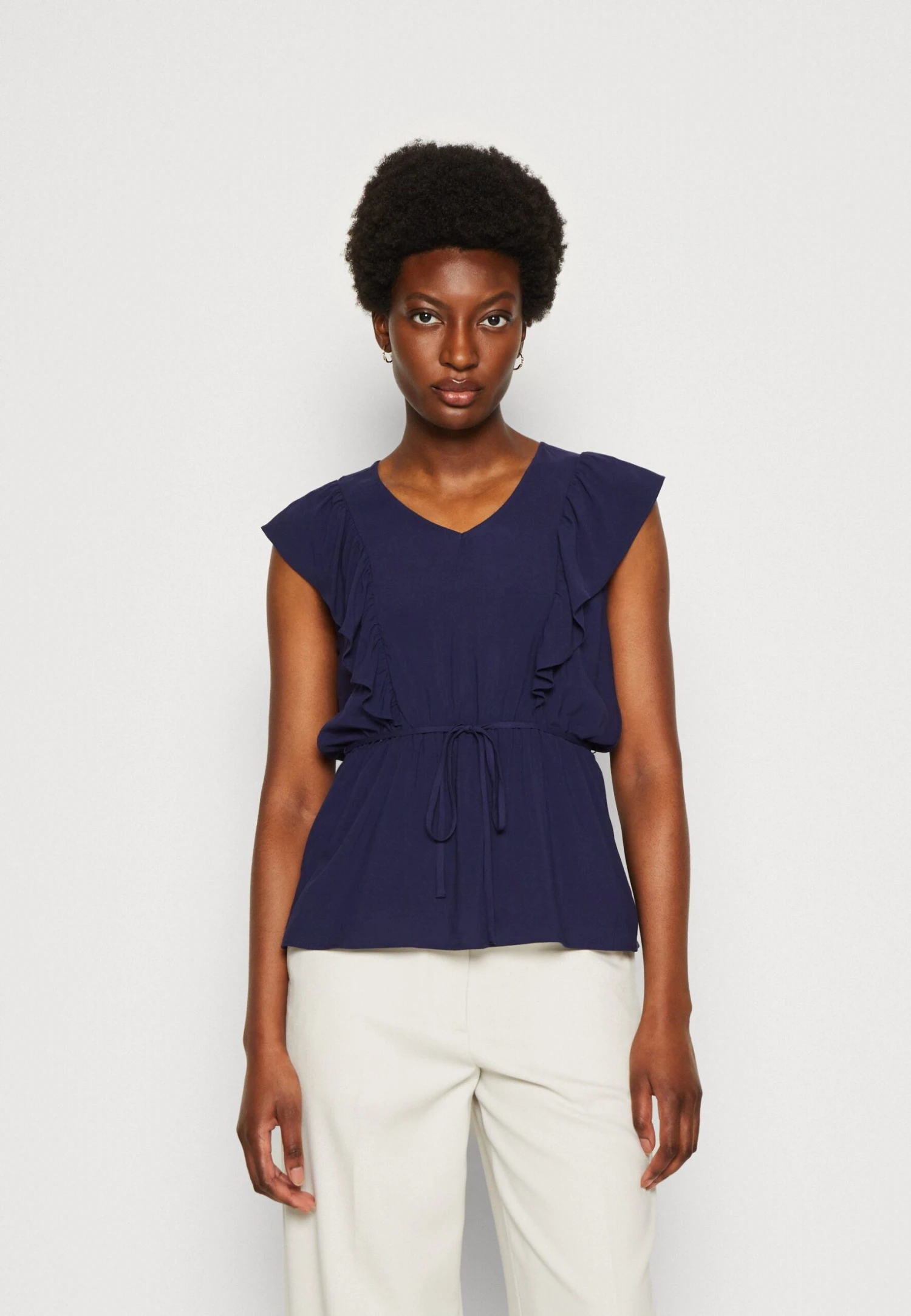 Anna Field Top - Dark Blue 3 Anna Field Top - Dark Blue
