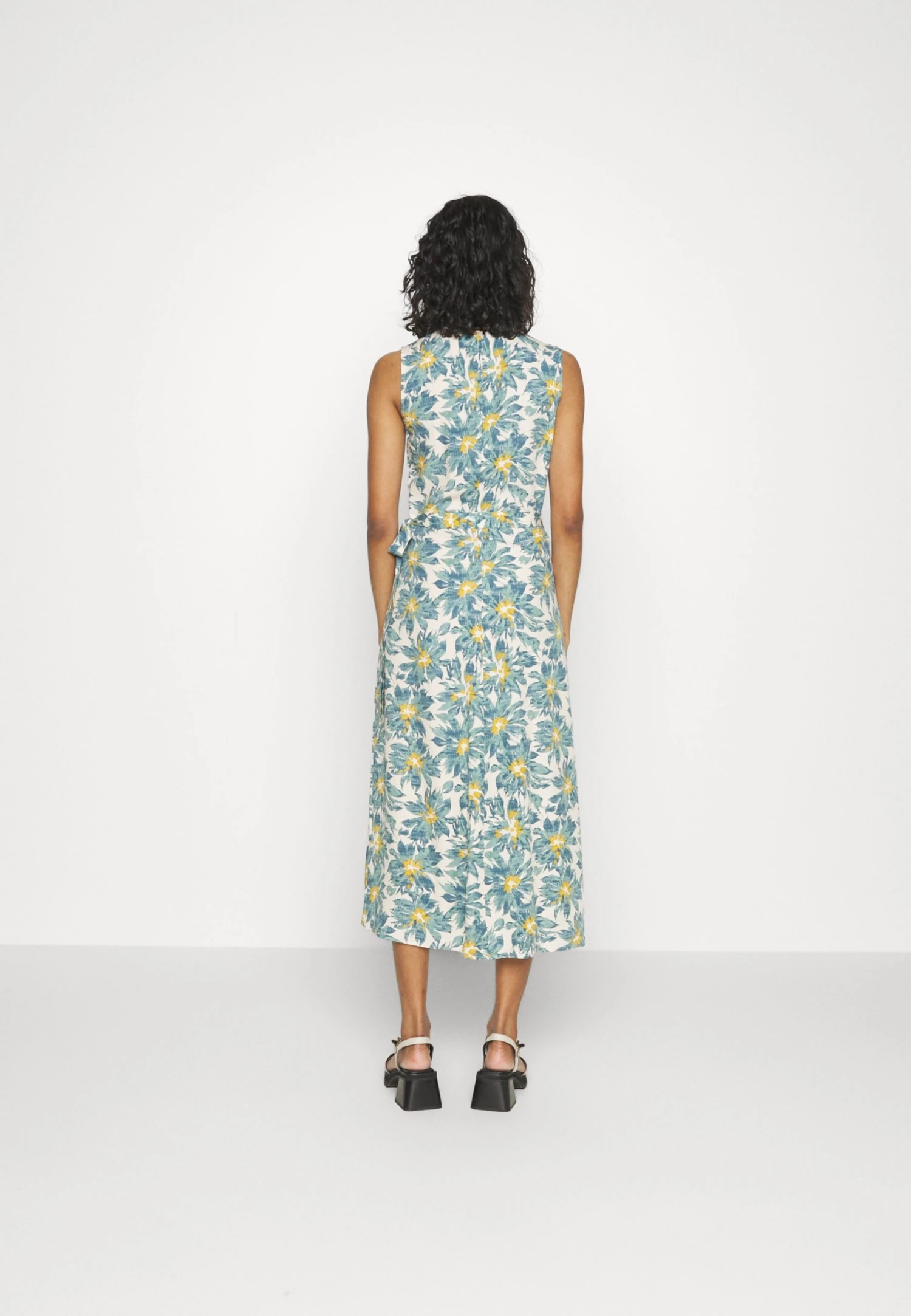 Anna Field Woven Wrap Dress - Jurk - Multi/Green 6 Anna Field Woven Wrap Dress - Jurk - Multi/Green - Afbeelding 4