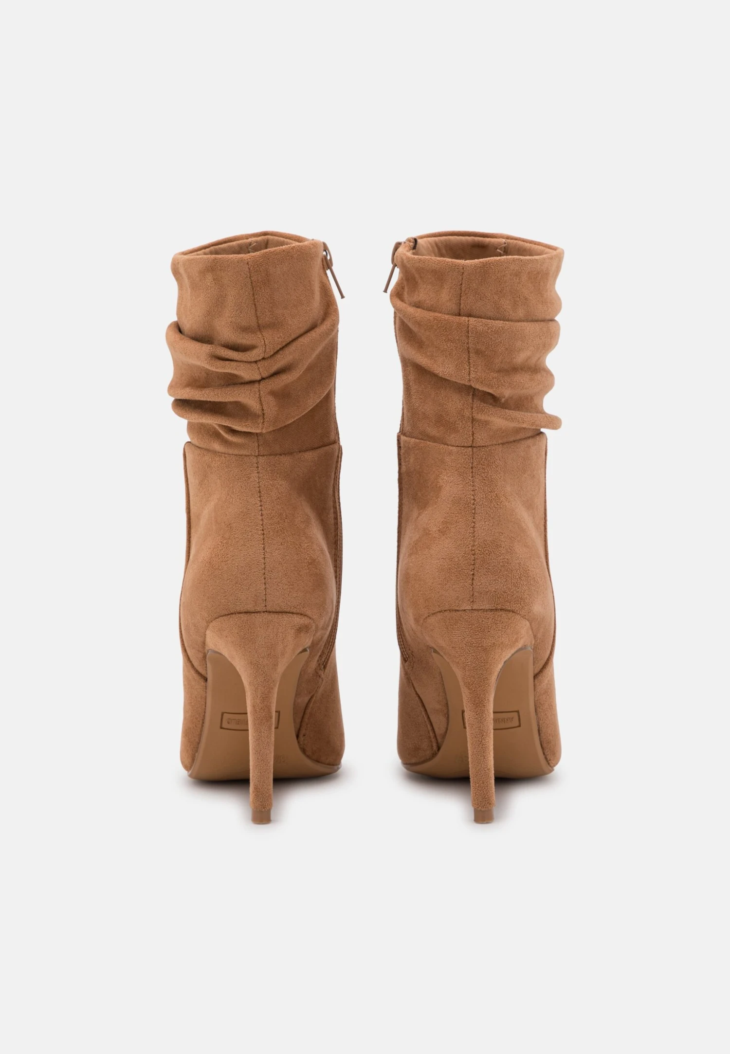 Anna Field Enkellaarsjes Met Hoge Hak - Cognac 6 Anna Field Enkellaarsjes Met Hoge Hak - Cognac - Afbeelding 4