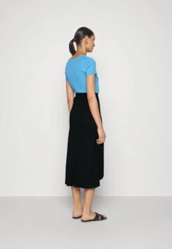 Anna Field Basic Wrap Over Midi Skirt- A-Lijn Rok - Black -Trendy Verkoop 9580a1d9a4ef4a1194e83a5999c45651
