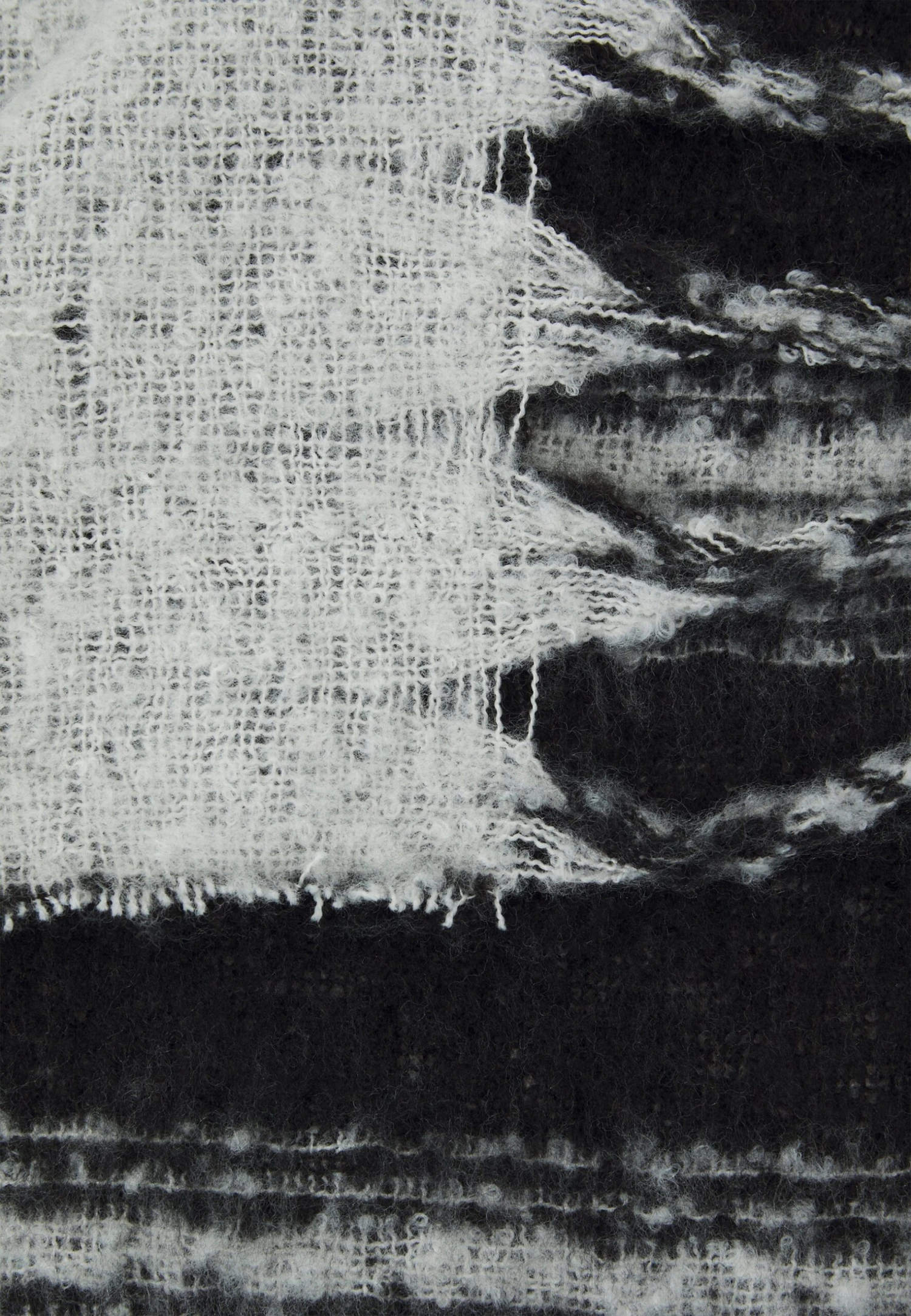 Anna Field Sjaal - Black/White 4 Anna Field Sjaal - Black/White - Afbeelding 2