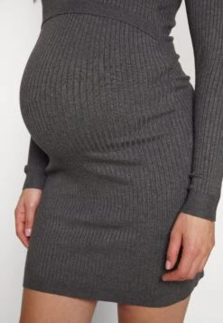 Gebreide Jurk - Mottled Dark Grey -Trendy Verkoop a28cefaeecad4a9baa782c1e9c8bbb0c