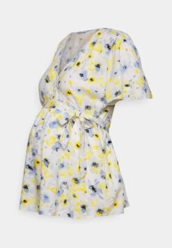 Blouse - White/Light Blue -Trendy Verkoop a46e118b03cd496fbff99173a181355e