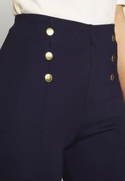 Anna Field Punto Leggings With Button Detail - Legging - Dark Blue -Trendy Verkoop a908d0371f5646e88ad7ea72361fb132