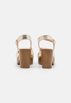 Anna Field Leather - Clogs - Gold -Trendy Verkoop acb0d75ccb42484a99b85e3824af5555