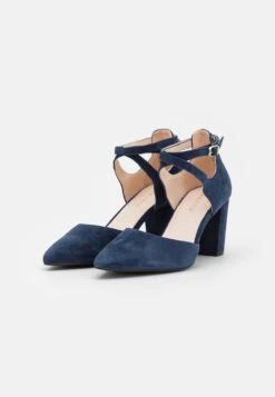 Anna Field Leather- Hoge Hakken - Dark Blue -Trendy Verkoop ad3ae528caf340659ba620c0ce989155