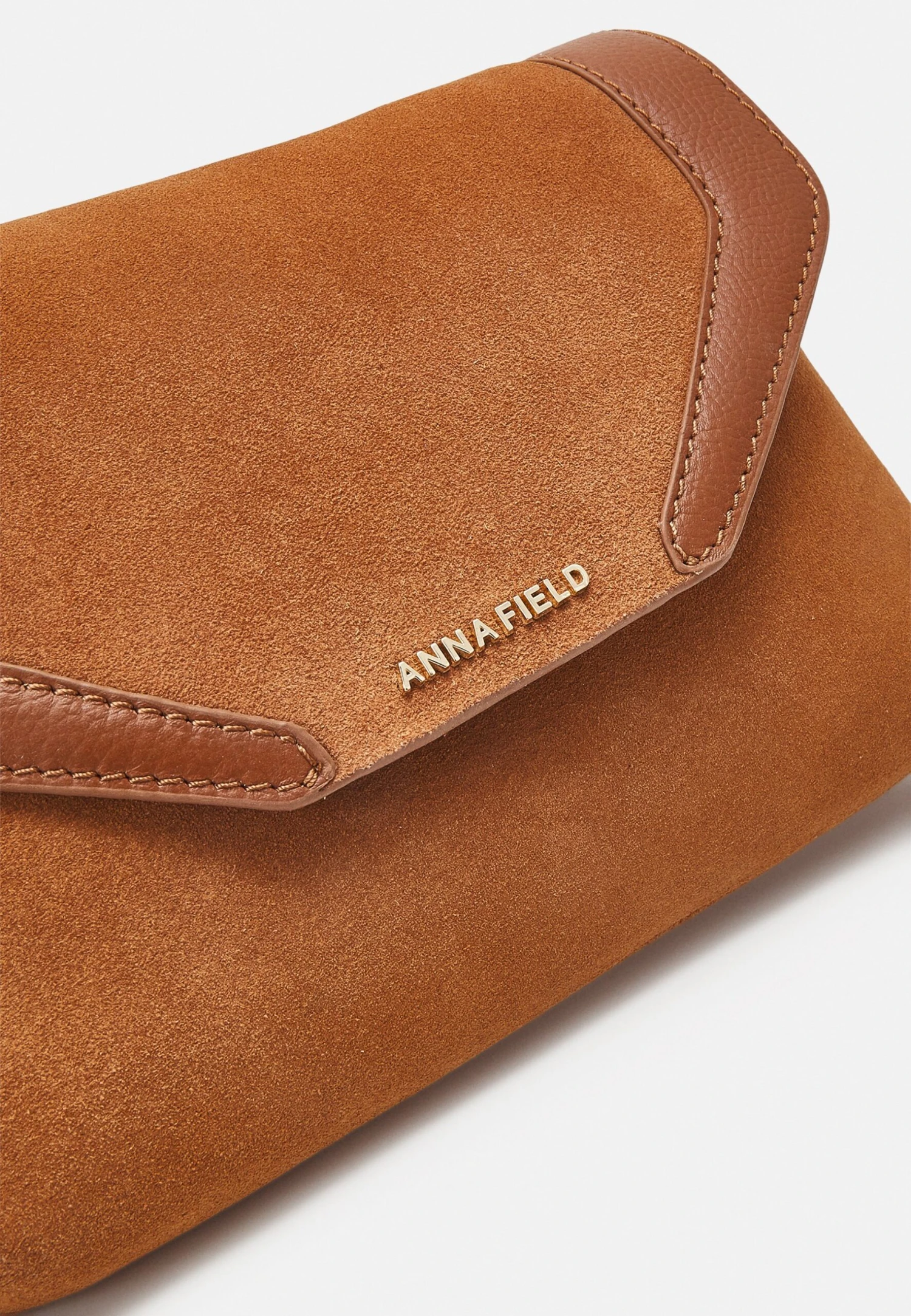 Anna Field Leather - Clutch - Cognac 7 Anna Field Leather - Clutch - Cognac - Afbeelding 5