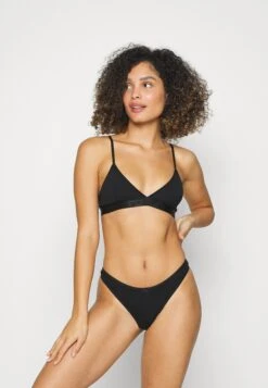 Anna Field Georgina 7Pp Thong Cotton - String - Black/Grey