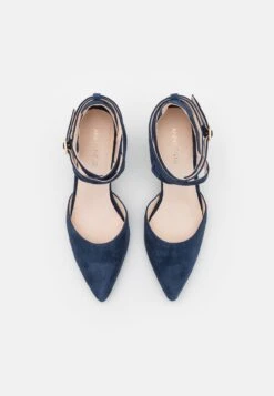 Anna Field Leather- Hoge Hakken - Dark Blue -Trendy Verkoop afccab7d68d2438d98cbd3674f266af0