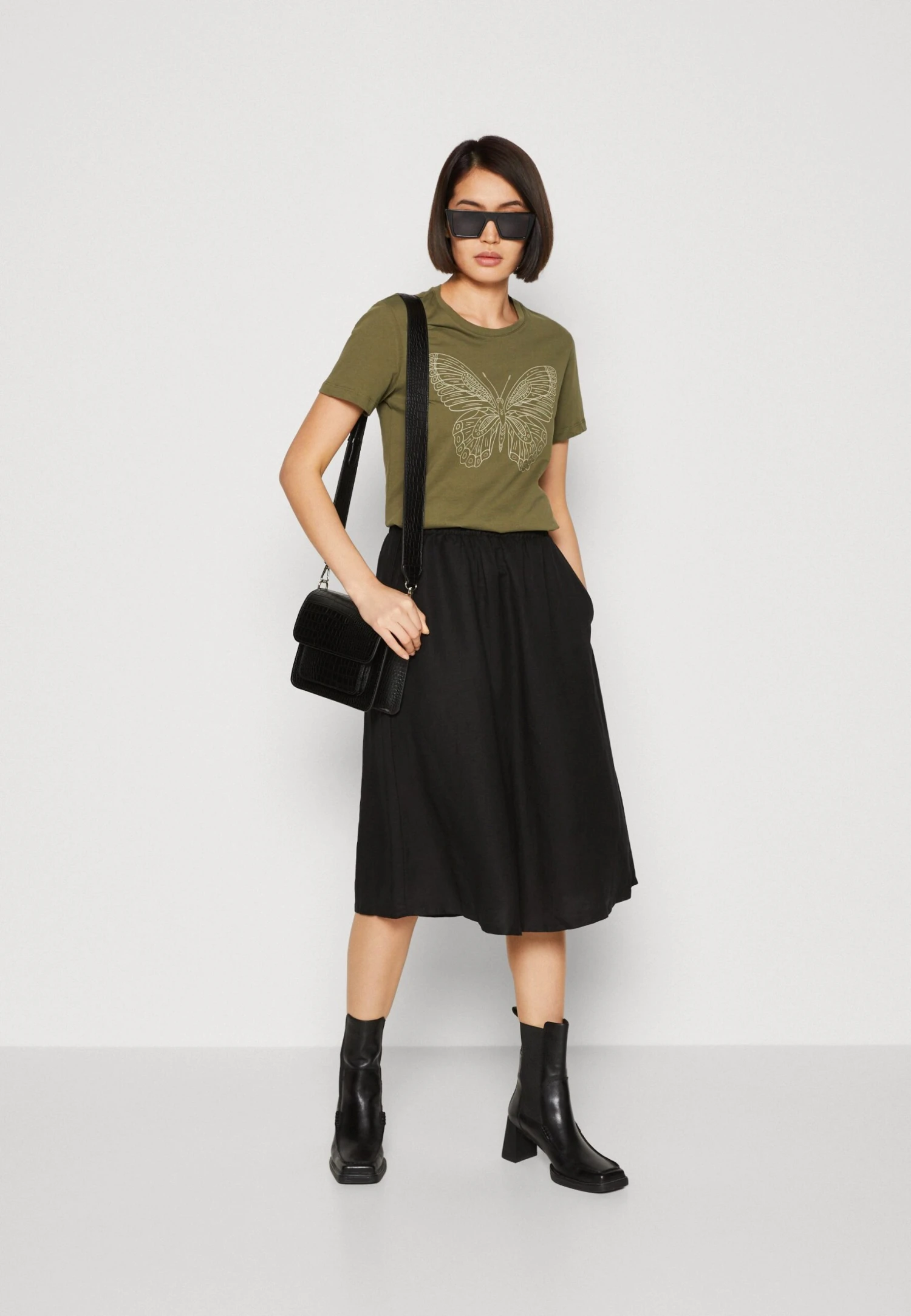 Anna Field T-Shirt Print - Green 4 Anna Field T-Shirt Print - Green - Afbeelding 2