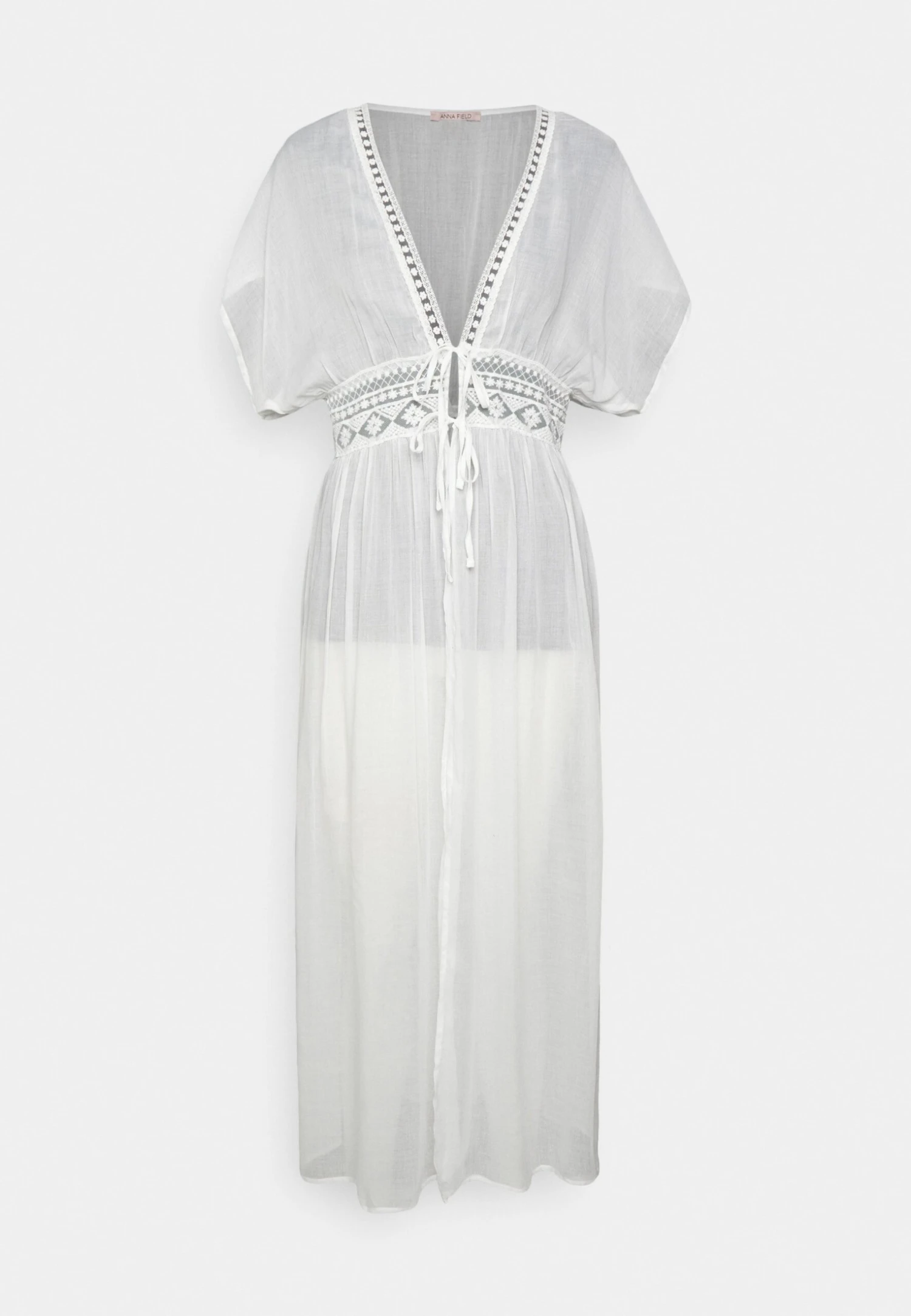 Anna Field Embroidered Cover Up/ 802 - Black - Strandaccessoire - 001 - White 7 Anna Field Embroidered Cover Up/ 802 - Black - Strandaccessoire - 001 - White - Afbeelding 5