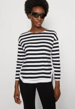 Anna Field Longsleeve - White/Black -Trendy Verkoop bf180cdd3bed4595b20e44a7423af361