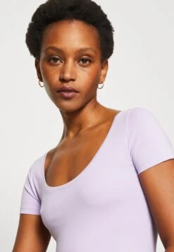 Anna Field 3 Pack - T-Shirt Basic - Purple/White/Mottled Light Grey -Trendy Verkoop c3004694c39c46f6b9df92b3366e1c04