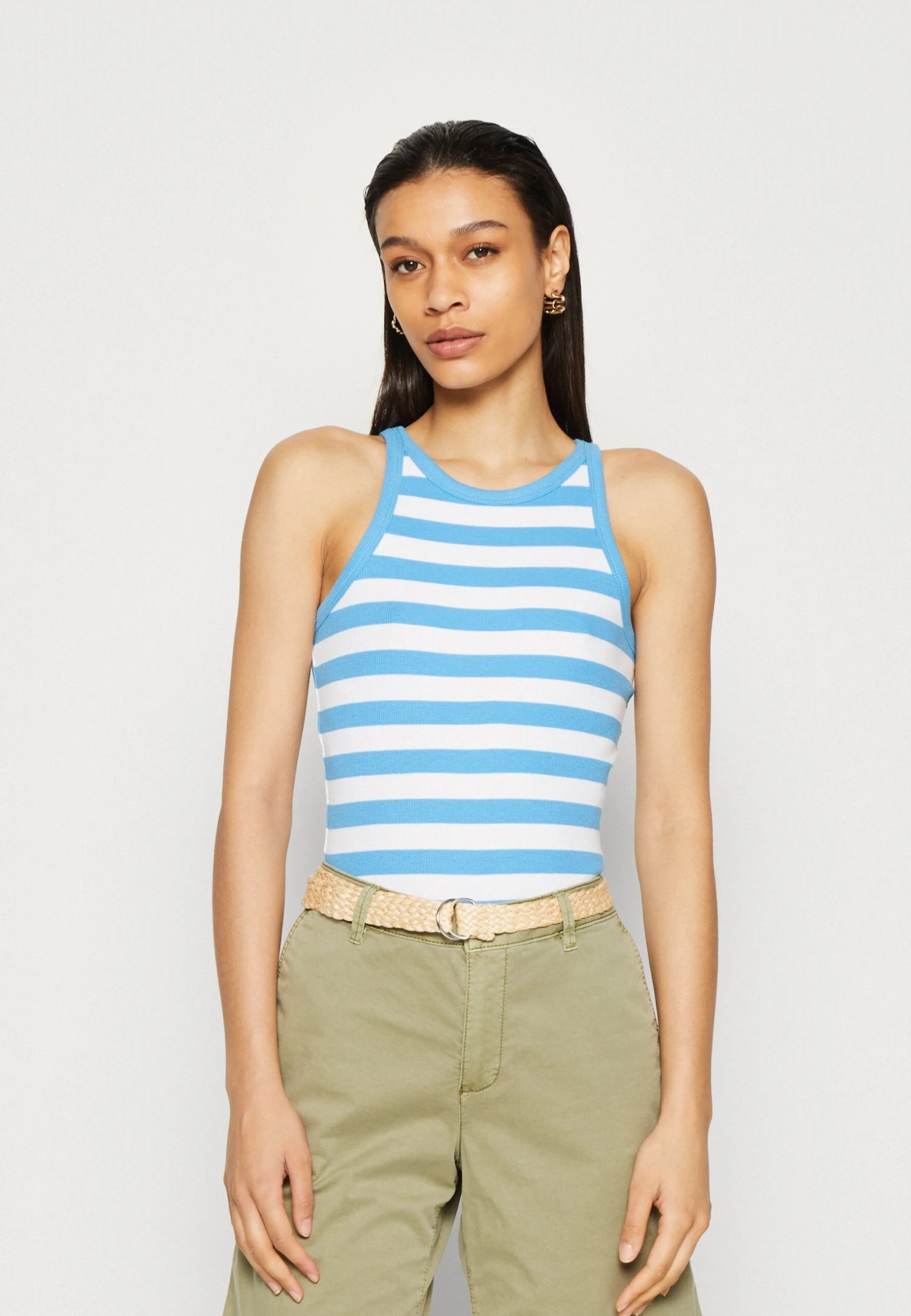 Anna Field 2 Pack - Top - Blue/White/White 6 Anna Field 2 Pack - Top - Blue/White/White - Afbeelding 4