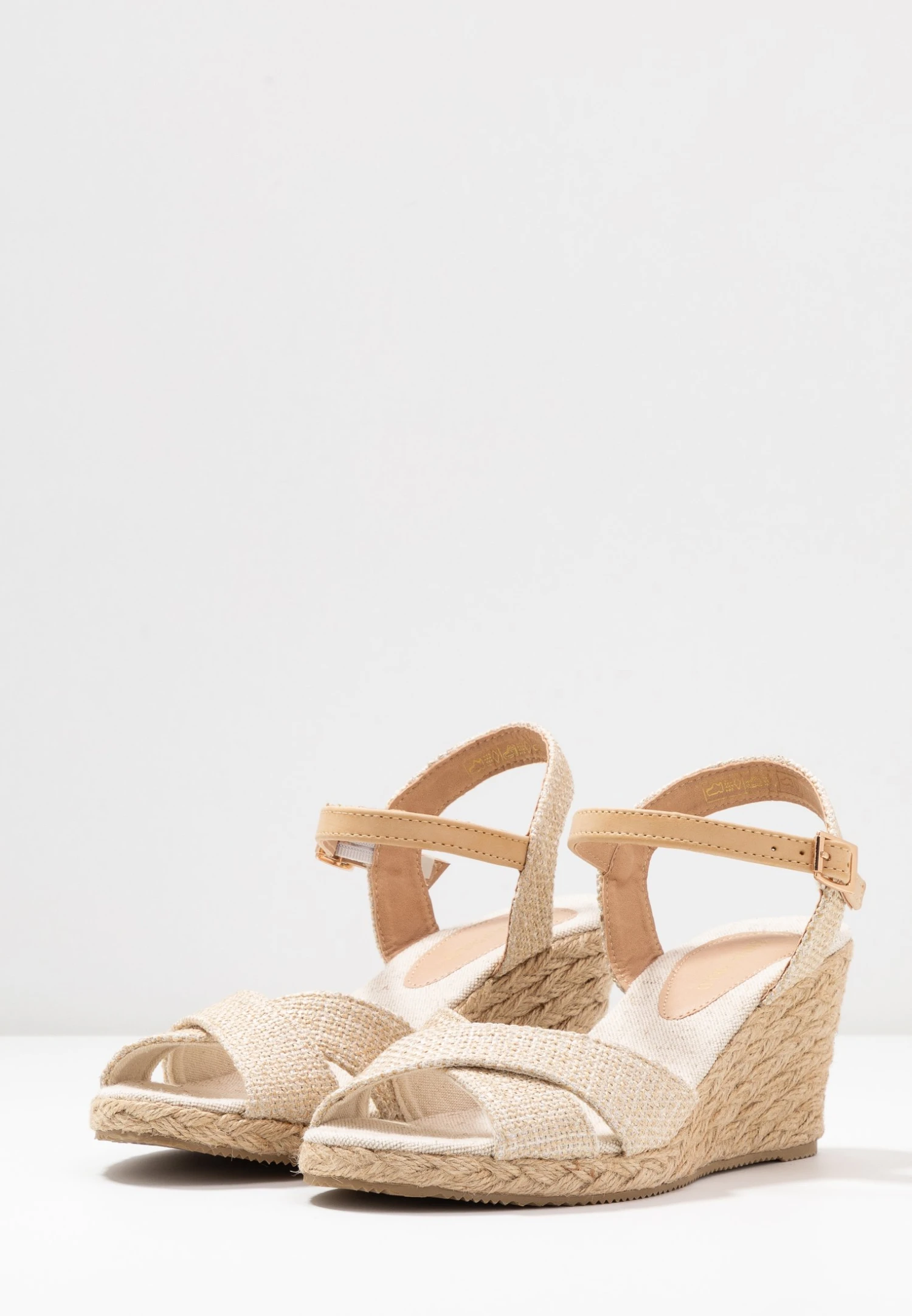 Anna Field Sandalen Met Sleehak - Beige 7 Anna Field Sandalen Met Sleehak - Beige - Afbeelding 5