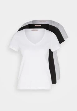 Anna Field 3 Pack- T-Shirt Basic - Black/White/Mottled Light Grey 16 Anna Field 3 Pack- T-Shirt Basic - Black/White/Mottled Light Grey -Trendy Verkoop d2e446865b454a8bb8bb40608a715698