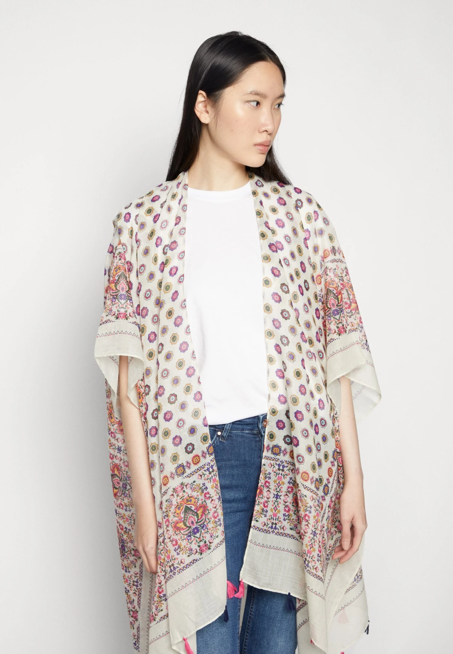 Anna Field Poncho - Tan 6 Anna Field Poncho - Tan - Afbeelding 4