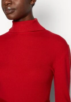 Anna Field Rollkragen Ripp Mini Strickkleid Mit Gürtel - Gebreide Jurk - Red -Trendy Verkoop e229e9715e964e678ca460f88b8a65a3