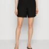 Anna Field Linen Mix - Shorts - Black