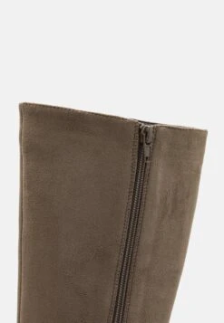 Laarzen Met Hoge Hak - Taupe -Trendy Verkoop e81bd88b5d344dd7b4aa0460dd393a35