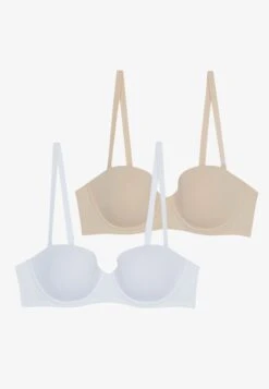 Anna Field 2 Pack - Strapless Bh - White/Nude -Trendy Verkoop eb4e19987e224b63b692bf434e0c402f
