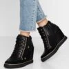 Anna Field Bootie - Sneakers Hoog - Black -Trendy Verkoop eec2b82eb8014509a70893ed631151eb