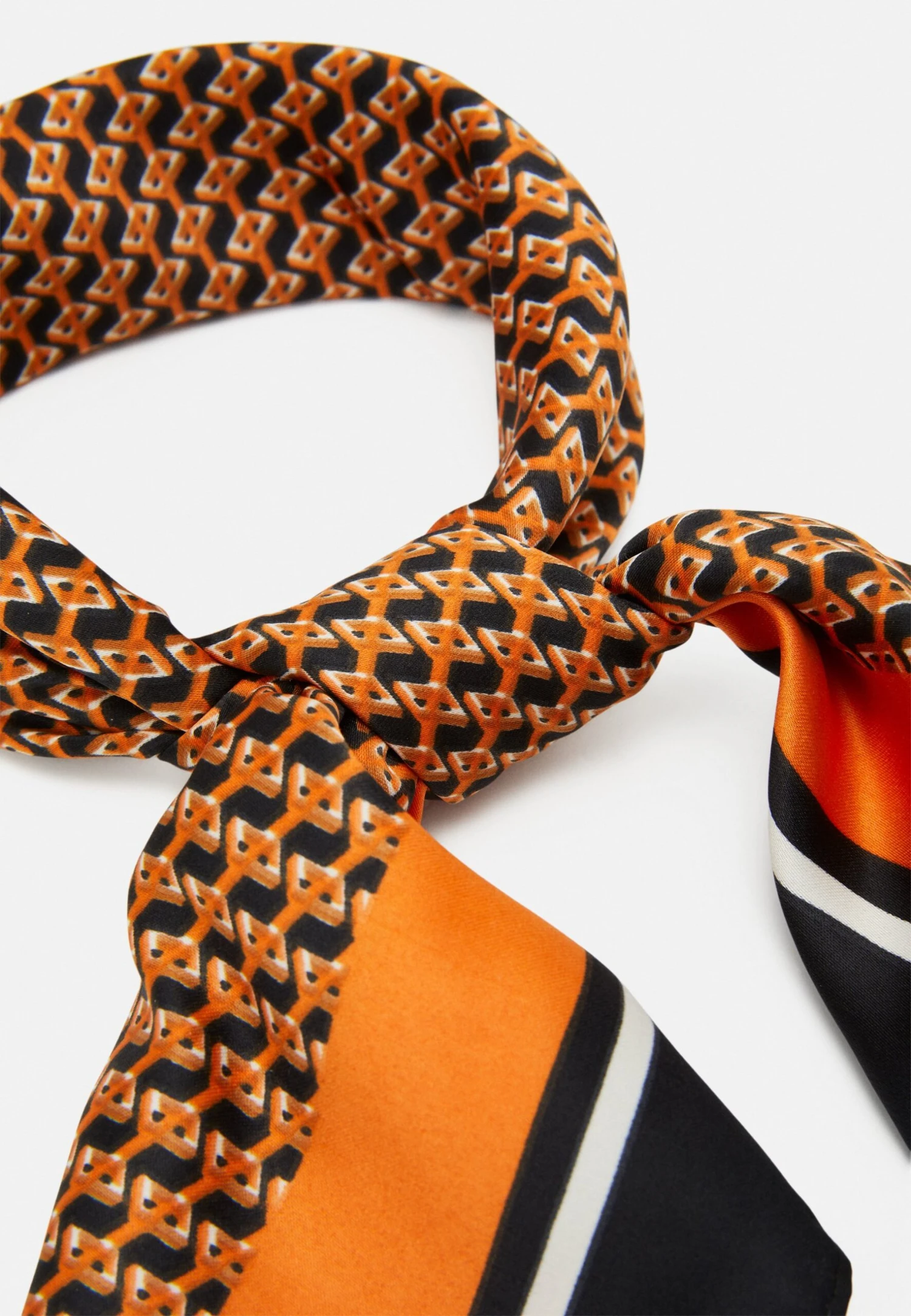 Anna Field 2 Pack - Halsdoek - Brown/Off-White 4 Anna Field 2 Pack - Halsdoek - Brown/Off-White - Afbeelding 2