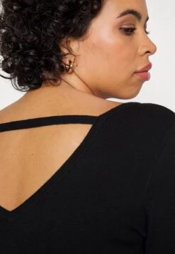 Offener Rücken Mini Strickkleid - Etui-Jurk - Black -Trendy Verkoop ff65eb4bbadf4602bc1dd60c7dff3a40